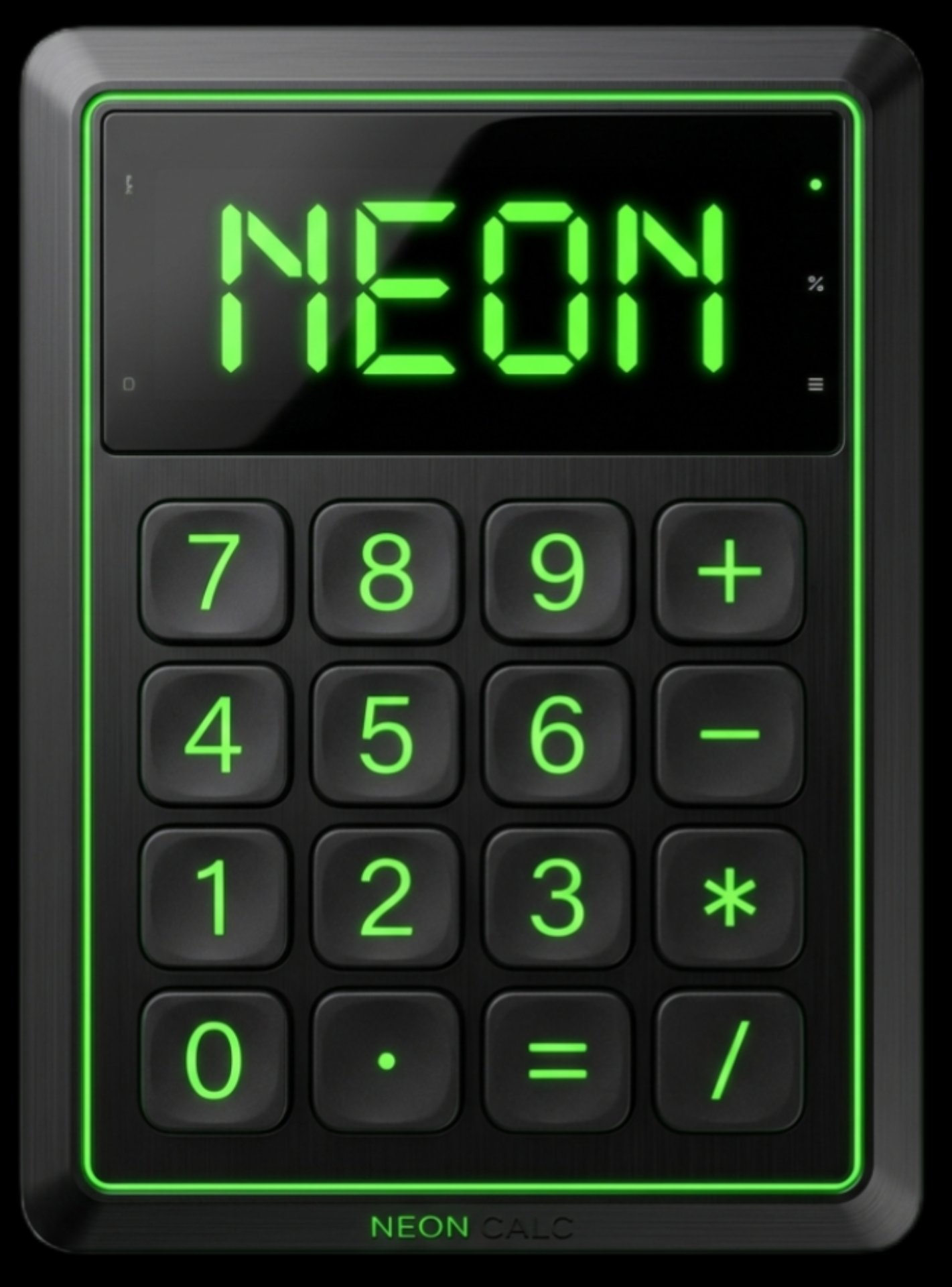 Neon calculator